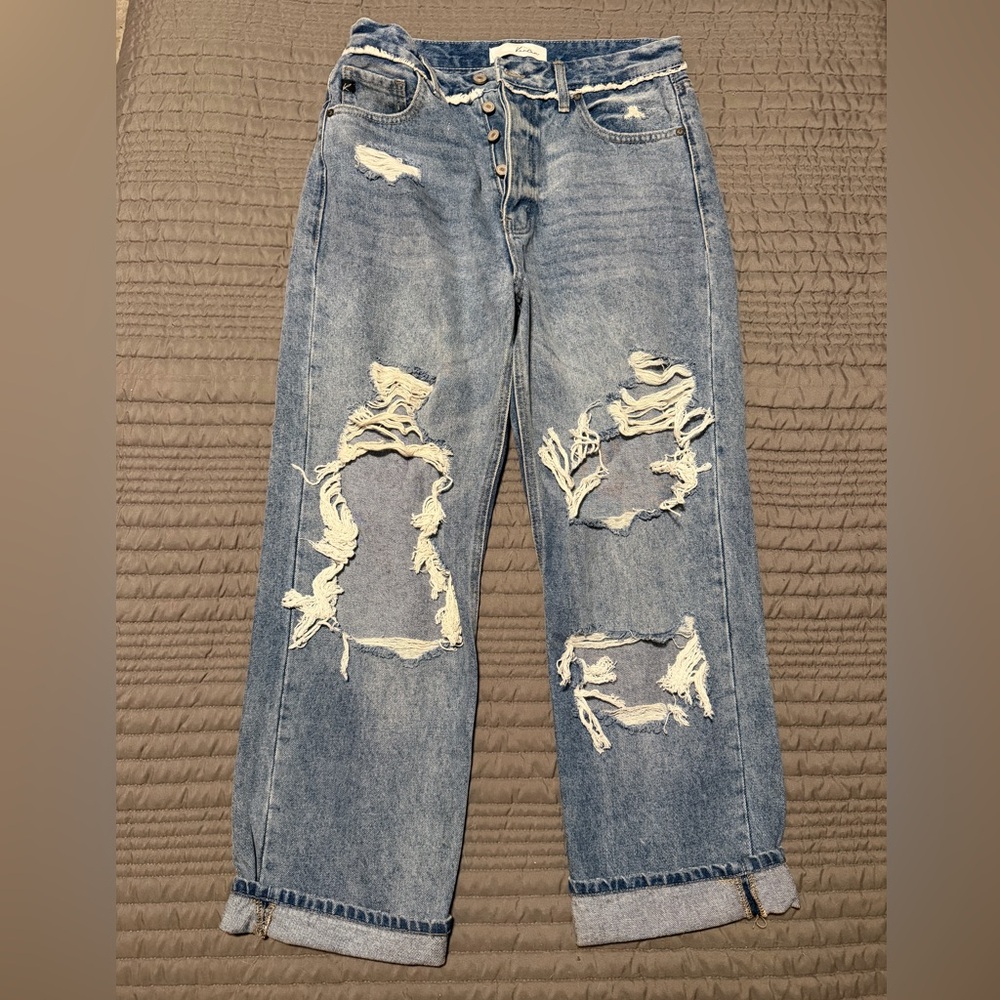 KanCan Button-Fly Blue Denim Jeans, worn a handful of times.  Great condition.
